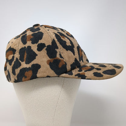 Maurices Baseball Cap Beige Black Brown One Size Leopard Animal Print Strap Hat