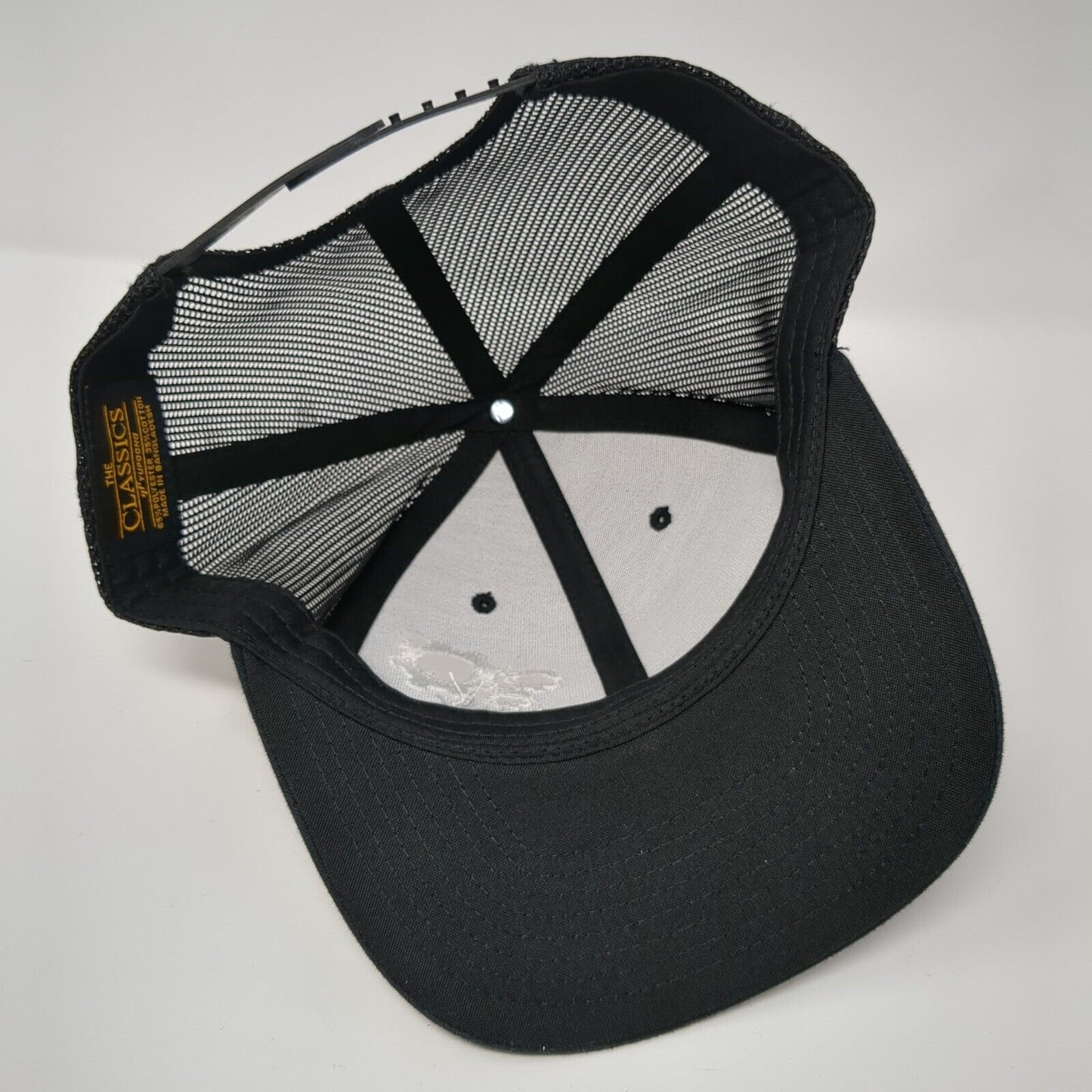 Studio H Architects Snapback Trucker Hat Black One Size Mesh Back Yupoong