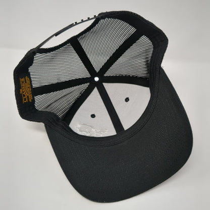 Studio H Architects Snapback Trucker Hat Black One Size Mesh Back Yupoong