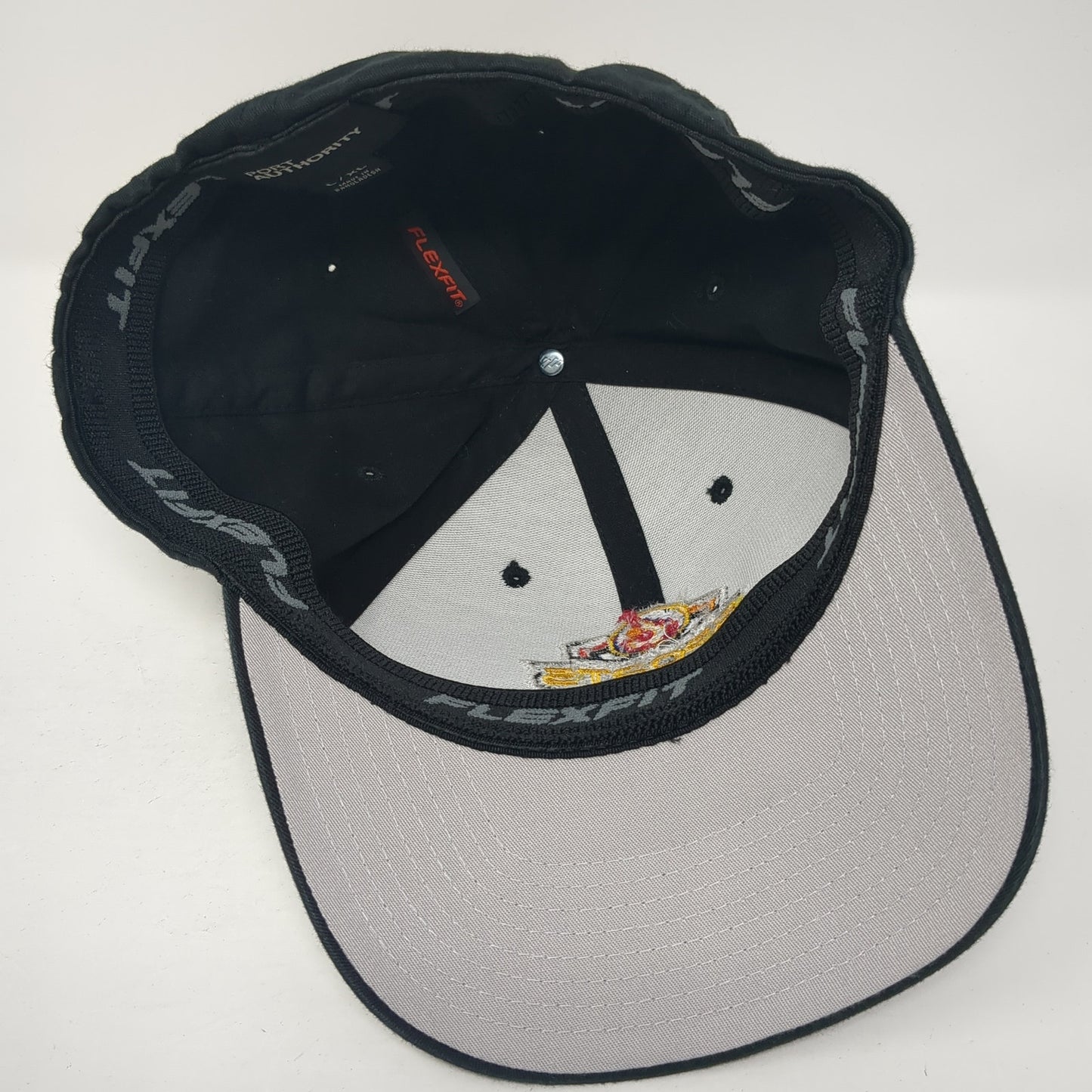Prairie Band Sports Book Fitted Hat Black One Size Flexfit Port Authority