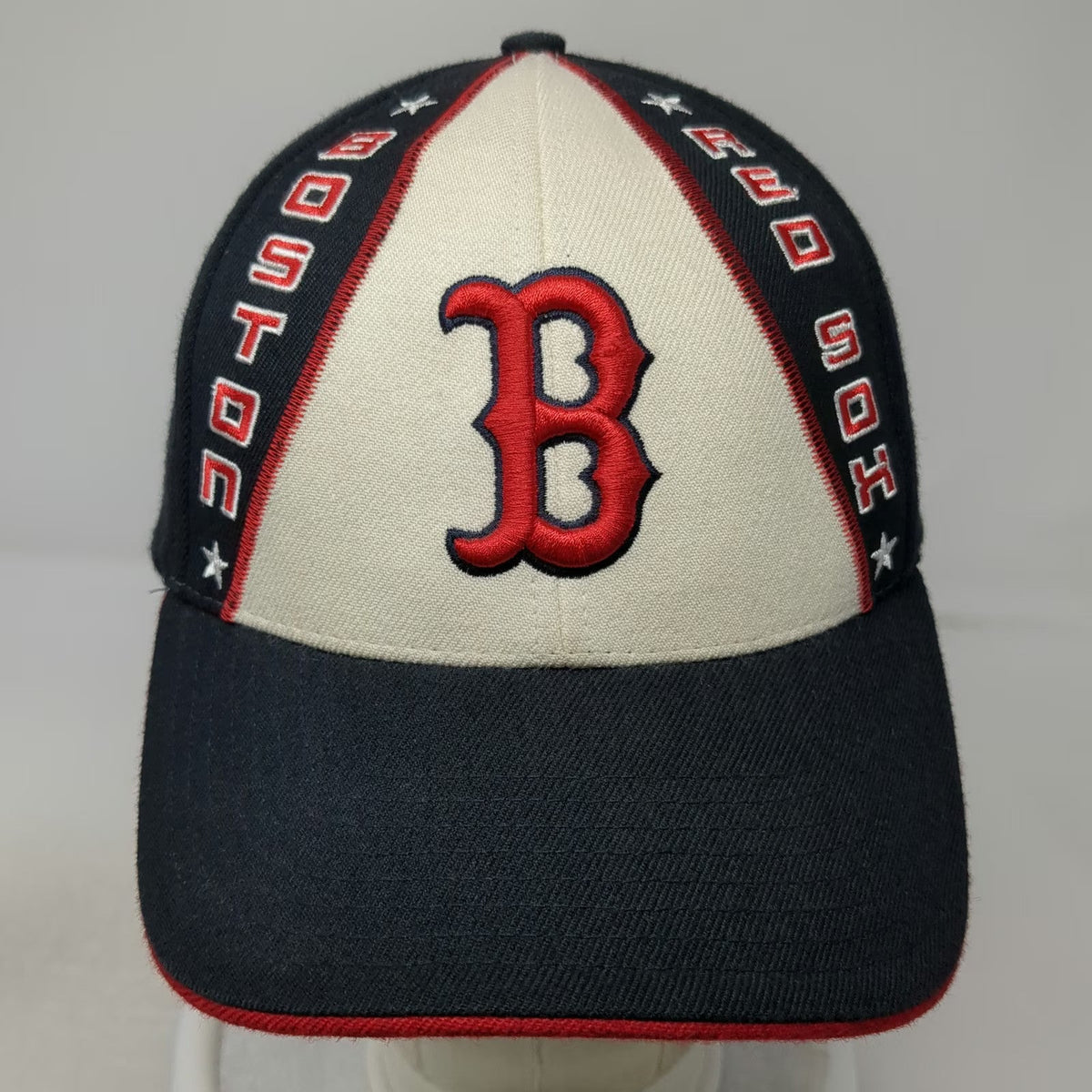 Boston Red Sox MLB Twins Enterprise Baseball Cap Blue Red White One Size Hat