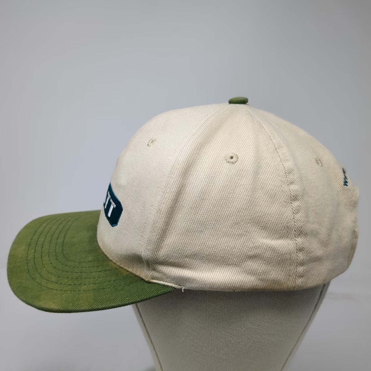 Platt Electric Supply Corporate Baseball Cap Beige Green One Size Strapback Hat