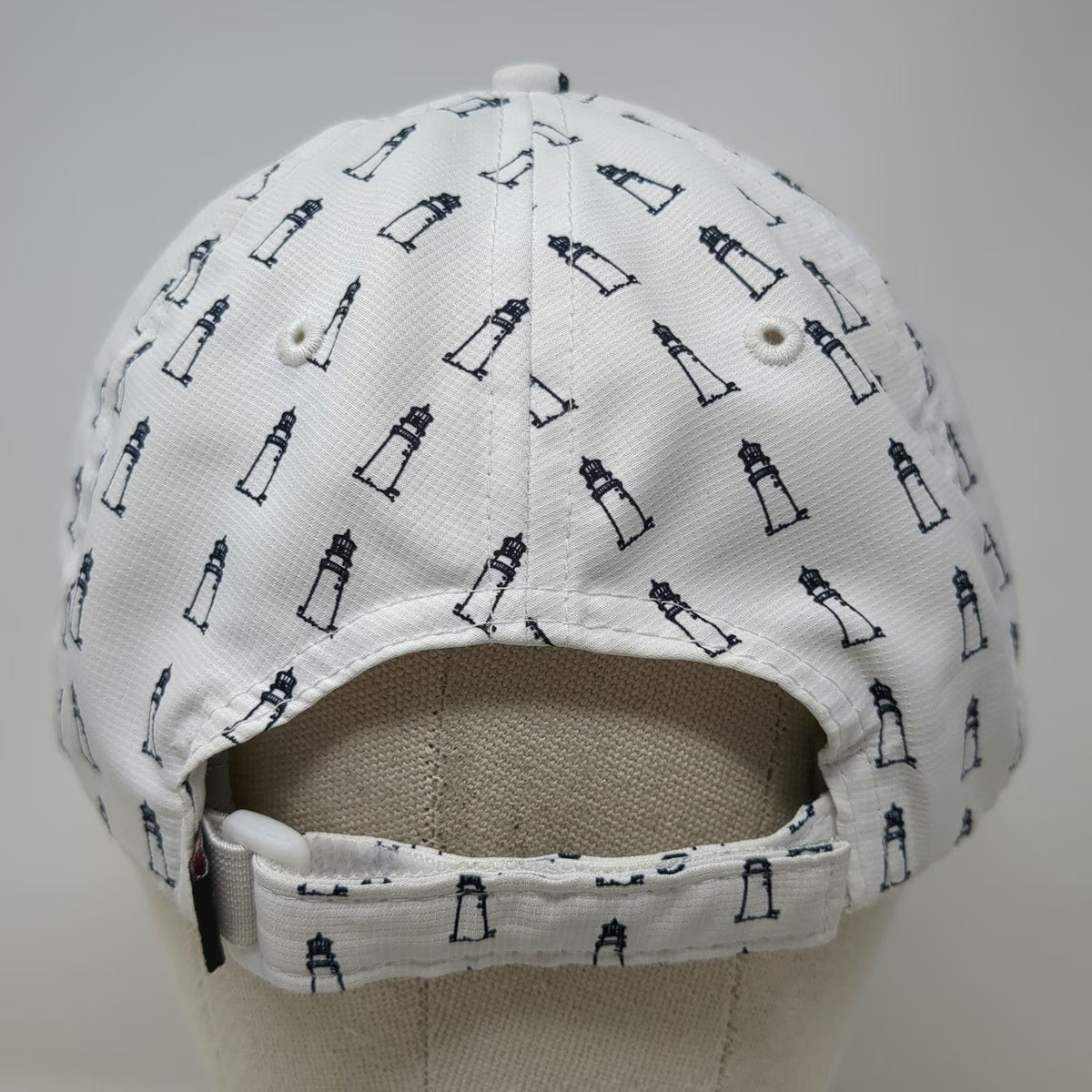 Imperial Baseball Cap White One Size Highland Links Cape Cod Lighthouse Logo Hat