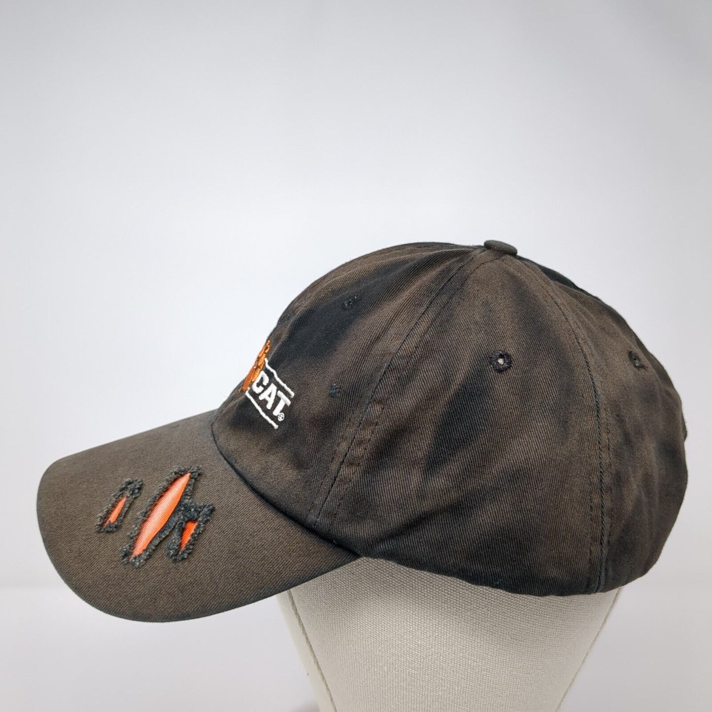 Echo Bear Cat Slideback Hat Black One Size Embroidered K-Products