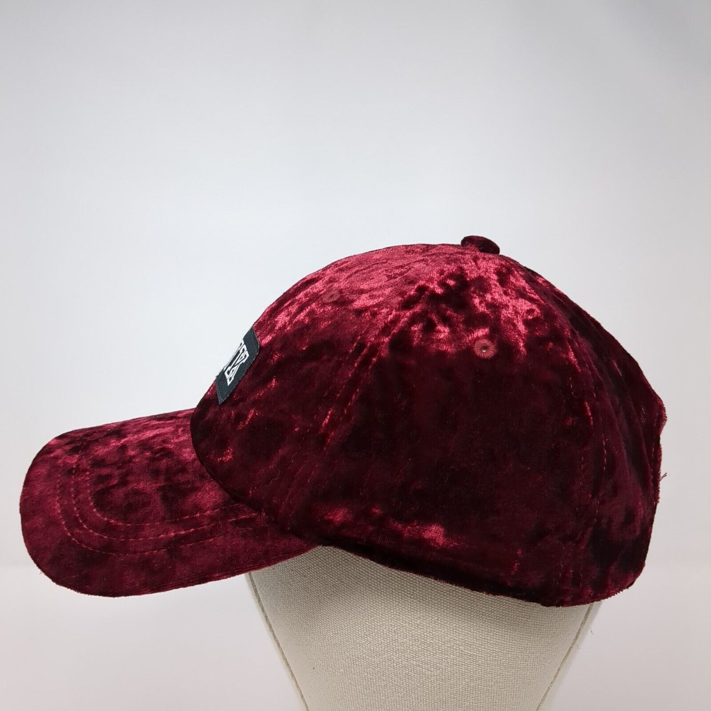 PINK Victoria's Secret Slideback Velvet Hat Red One Size Adjustable