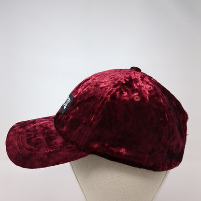PINK Victoria's Secret Slideback Velvet Hat Red One Size Adjustable