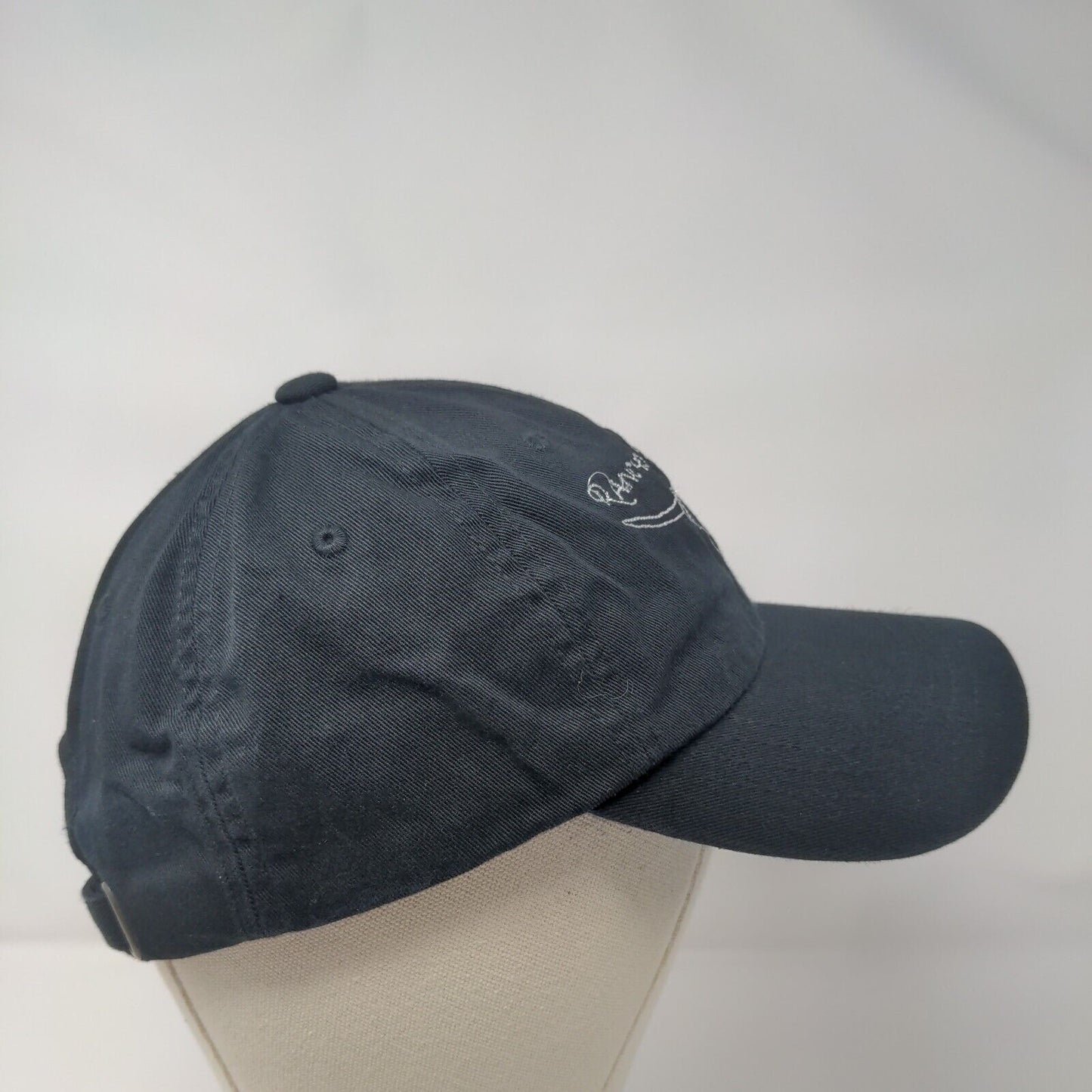 Rancho Baila Sol Slideback Hat Black One Size Adjustable The Classics Yupoong