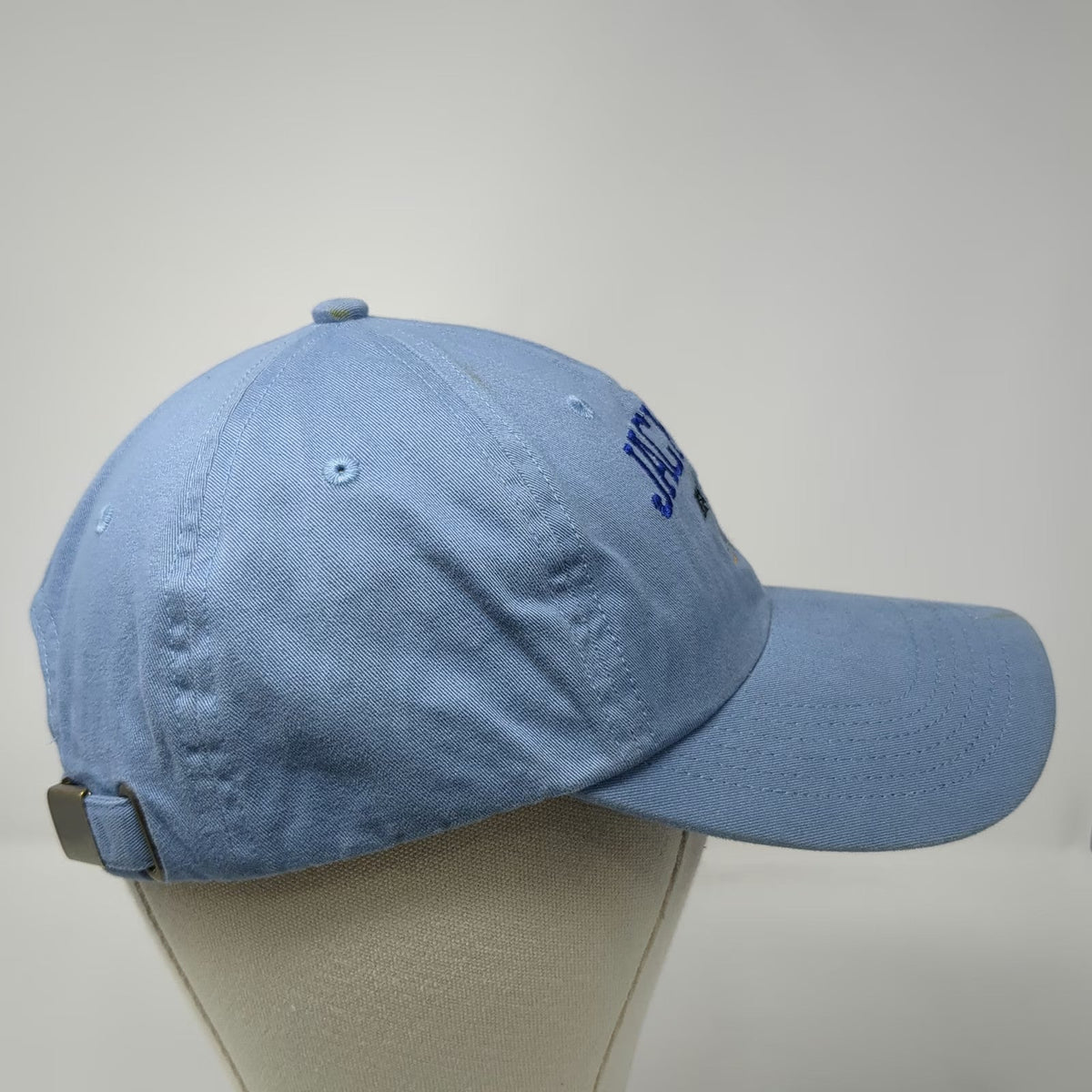Harvard Square Jackman Maine Blue Baseball Cap Hat One Size Slideback Strapback