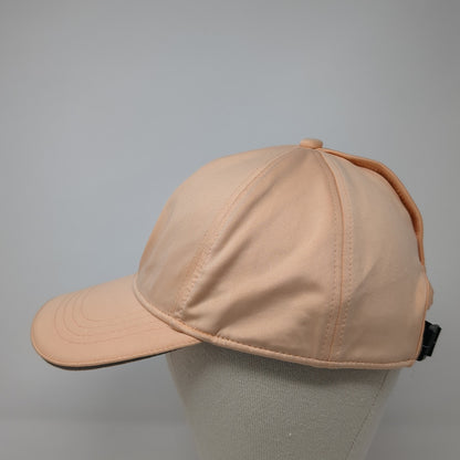 Unbranded Slideback Baseball Cap Orange One Size Adjustable Lightweight Blank