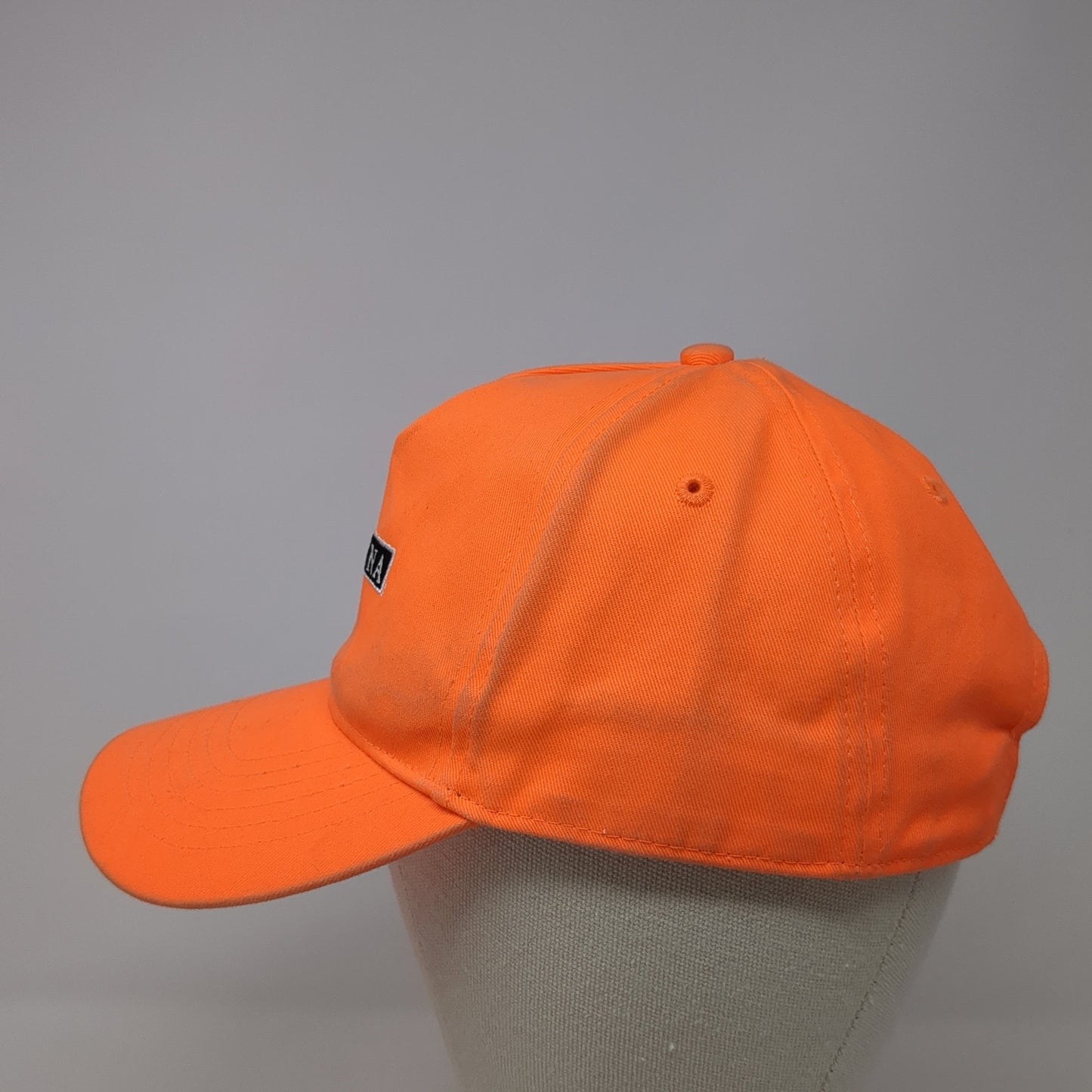 Purina Snapback Hat Orange One Size Adjustable Embroidered Head Start