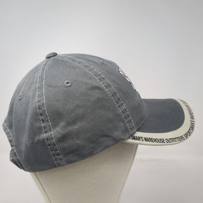 H3 Sportgear Sportsman's Warehouse Gray One Size Baseball Cap Strapback Hat Fish