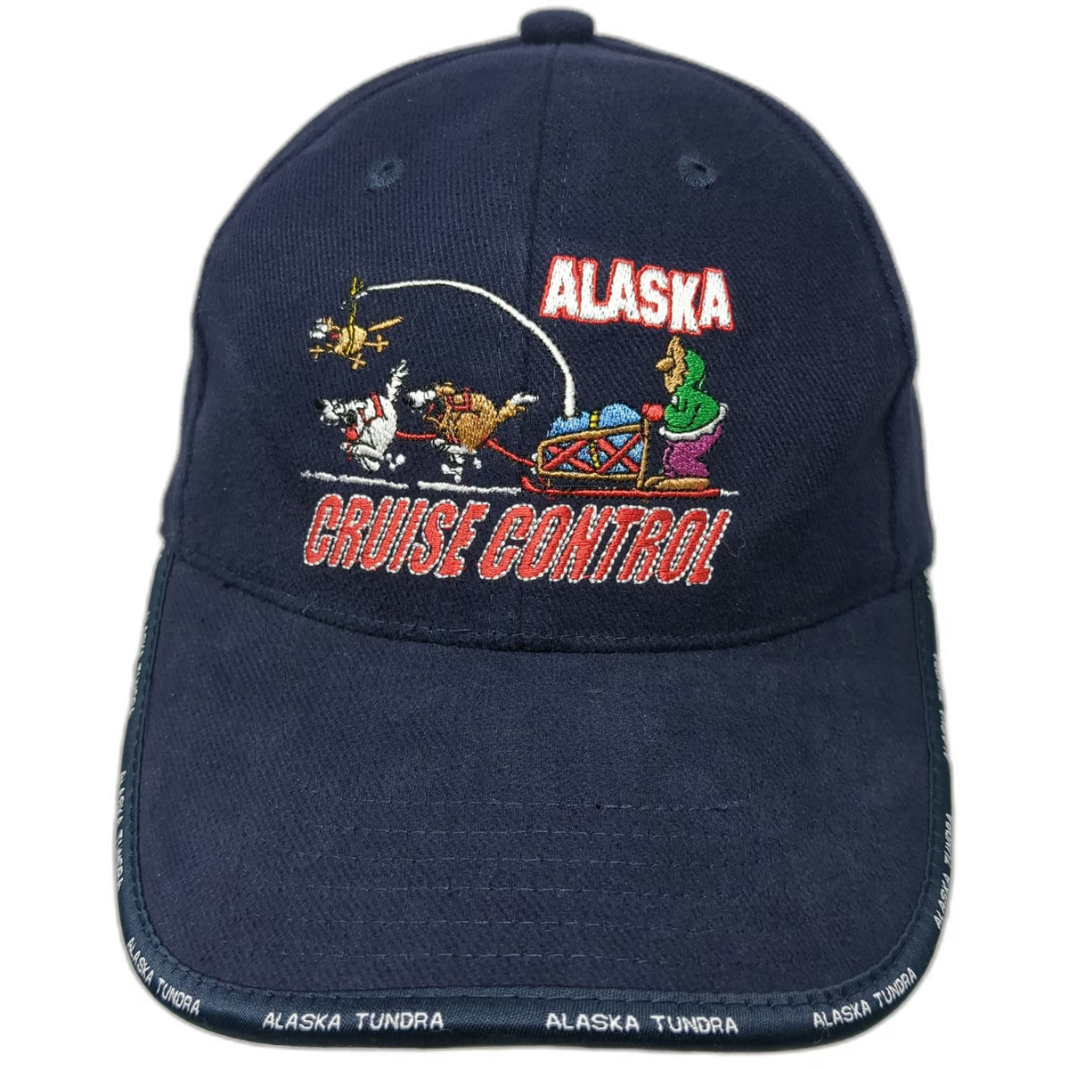 CH Sport Alaska Cruise Control Dog Sled Blue One Size Baseball Cap Hat Cotton