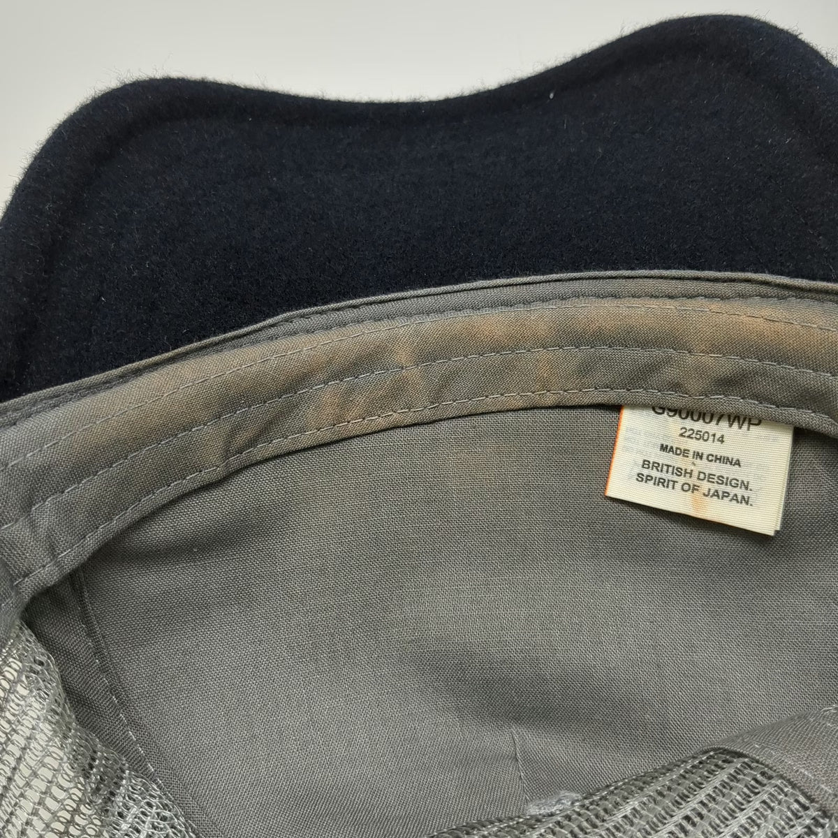 Superdry Trucker Hat Gray Blue Pink One Size Mesh Back Snapback Athletic 89 Wool