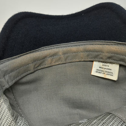 Superdry Trucker Hat Gray Blue Pink One Size Mesh Back Snapback Athletic 89 Wool
