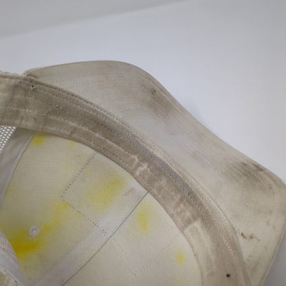 Shred White & Blue Patch Snapback Mesh Back Trucker Hat White One Size