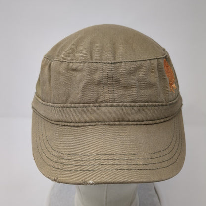 Squatters Beers Cadet Army Cap Green OS Adjustable Distressed District Threads