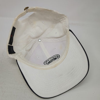 Sportsman Baseball Cap White One Size Strapback Mole Gear Cotton Hat Adjustable