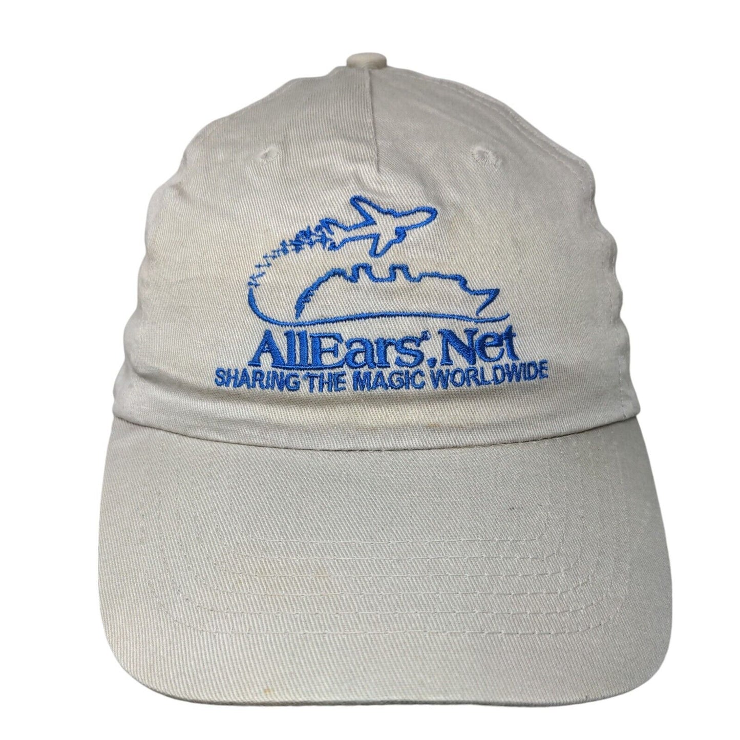 AllEars.Net Strapback Hat Tan OSFA Embroidered Vent Holes Hit Wear