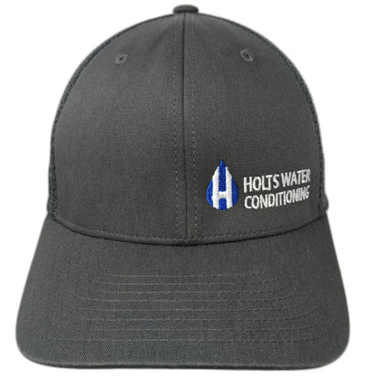 Yupoong Trucker Hat Gray One Size Holts Water Conditioning Mesh Back Snapback