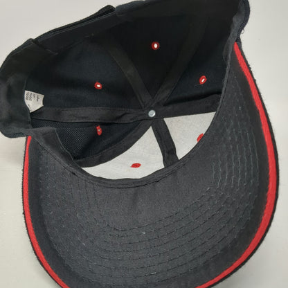 Czech Republic Flag Black One Size Baseball Cap Hat Acrylic Wool Red Underbill