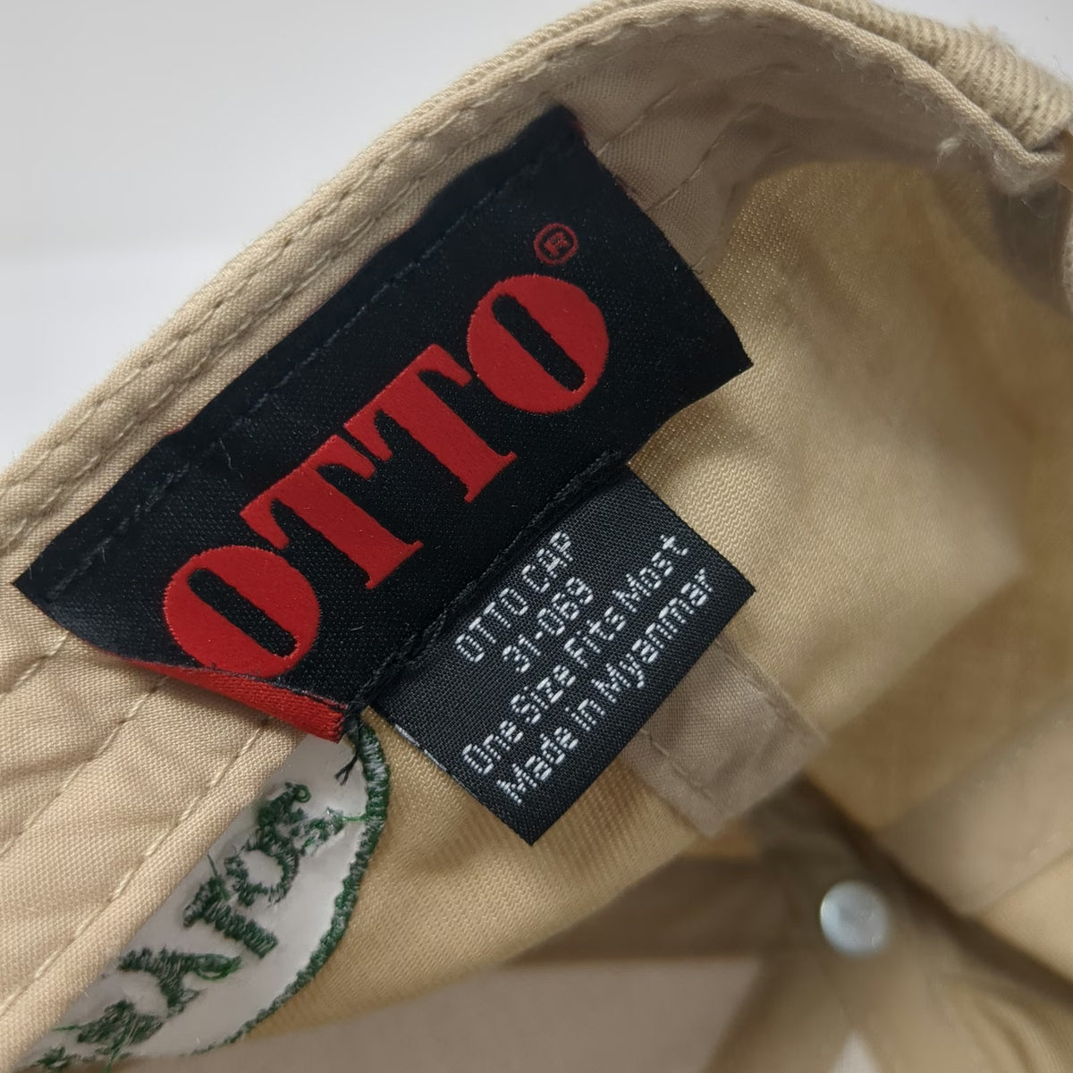 Otto 5 Panel Beige Green One Size Taylor Farms Deli Prepared Foods Snapback Hat