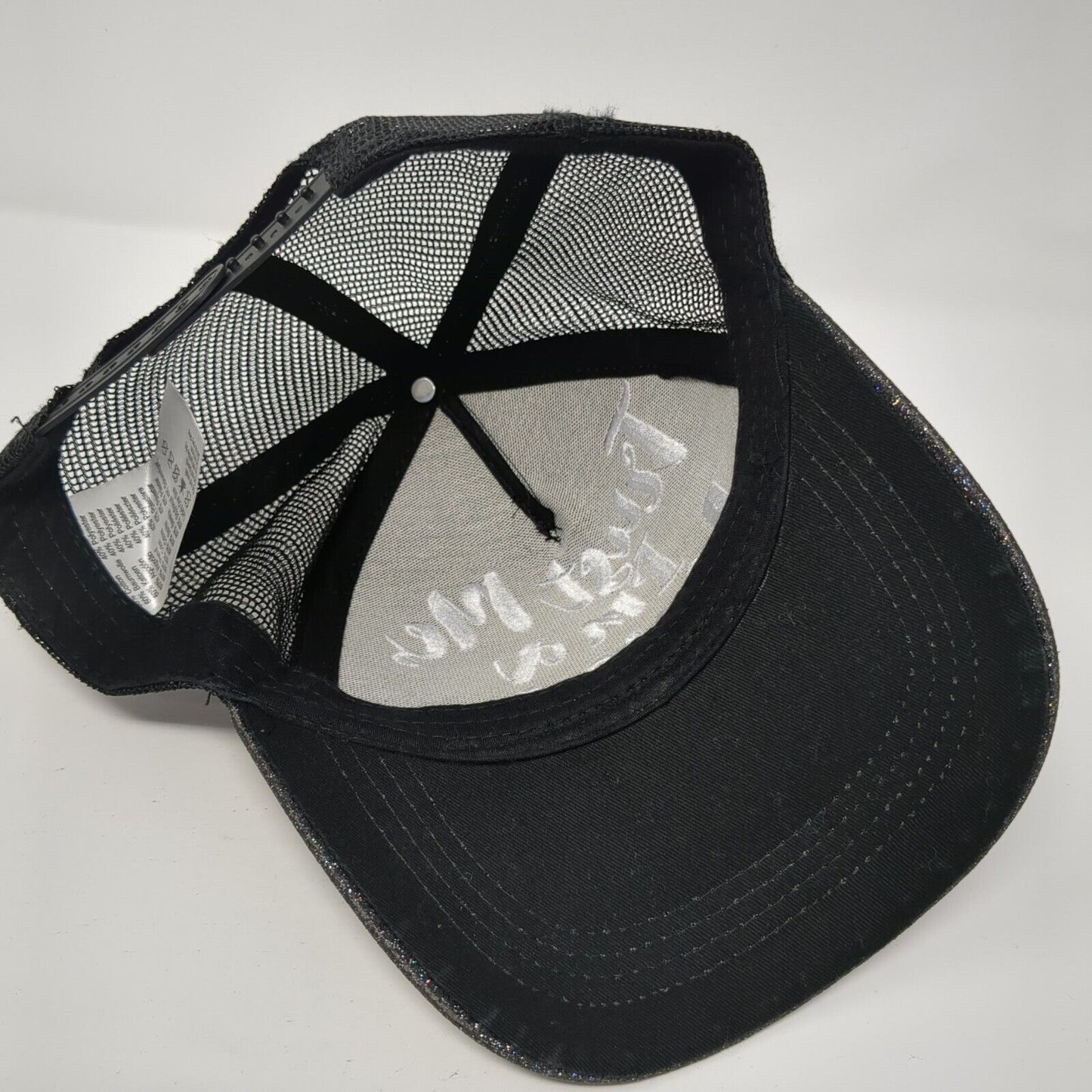 Trust Me I'm A Unicorn Women's Trucker Hat Black One Size Mesh Back