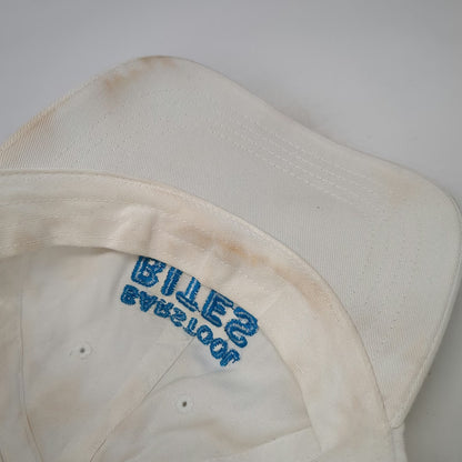 Yupoong Baseball Cap White OSFM Barstool Bites Embroidered Slideback Hat Cotton