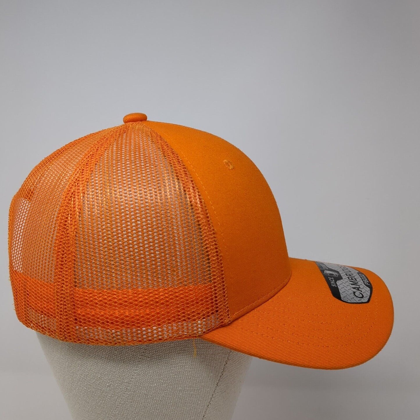 Ventev 2000 Cambridge Snapback Trucker Hat Orange OS Adjustable Mesh Pit Bull