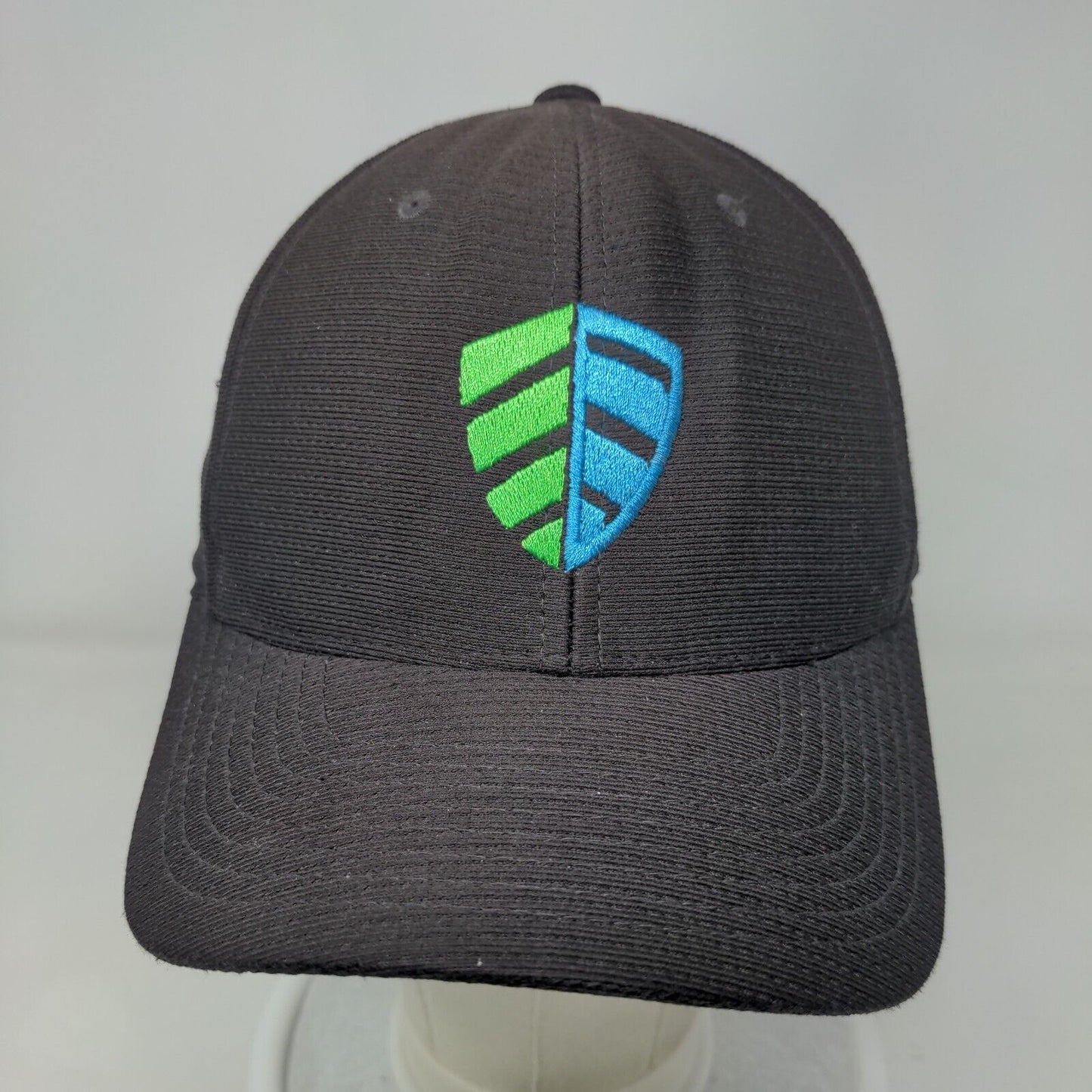 Ecoshield Fitted Hat Black One Size Flexfit Vented Holes 6 Panel Yupoong