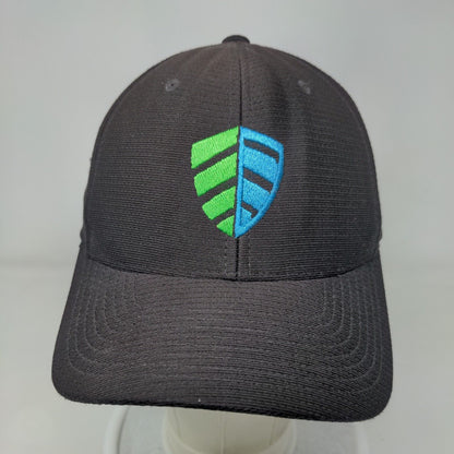 Ecoshield Fitted Hat Black One Size Flexfit Vented Holes 6 Panel Yupoong