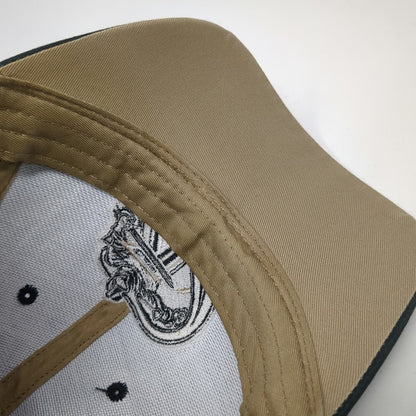 Army Black Knights NCAA The Game Hat Cap Black Gold OSFM Flame Brim Strapback