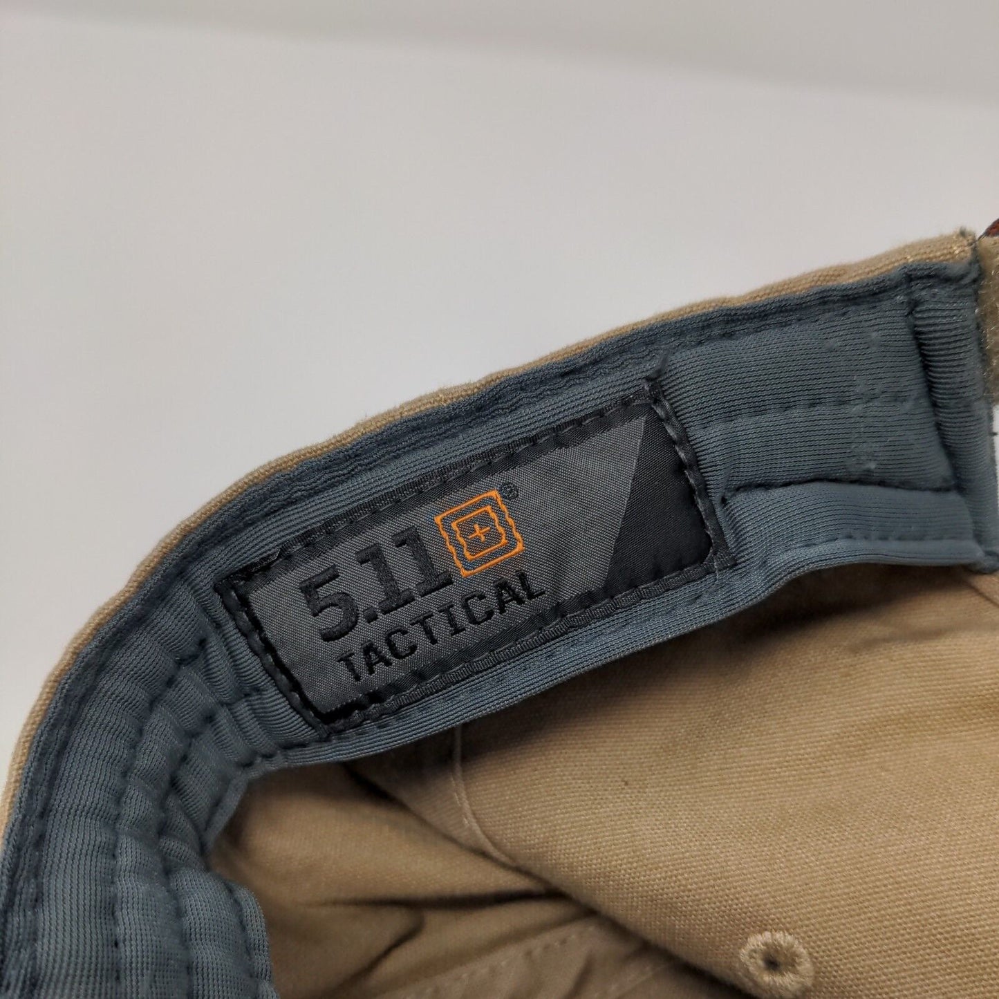 5.11 Tactical 2016 Strapback Hat Tan One Size Adjustable Embroidered 6 Panel