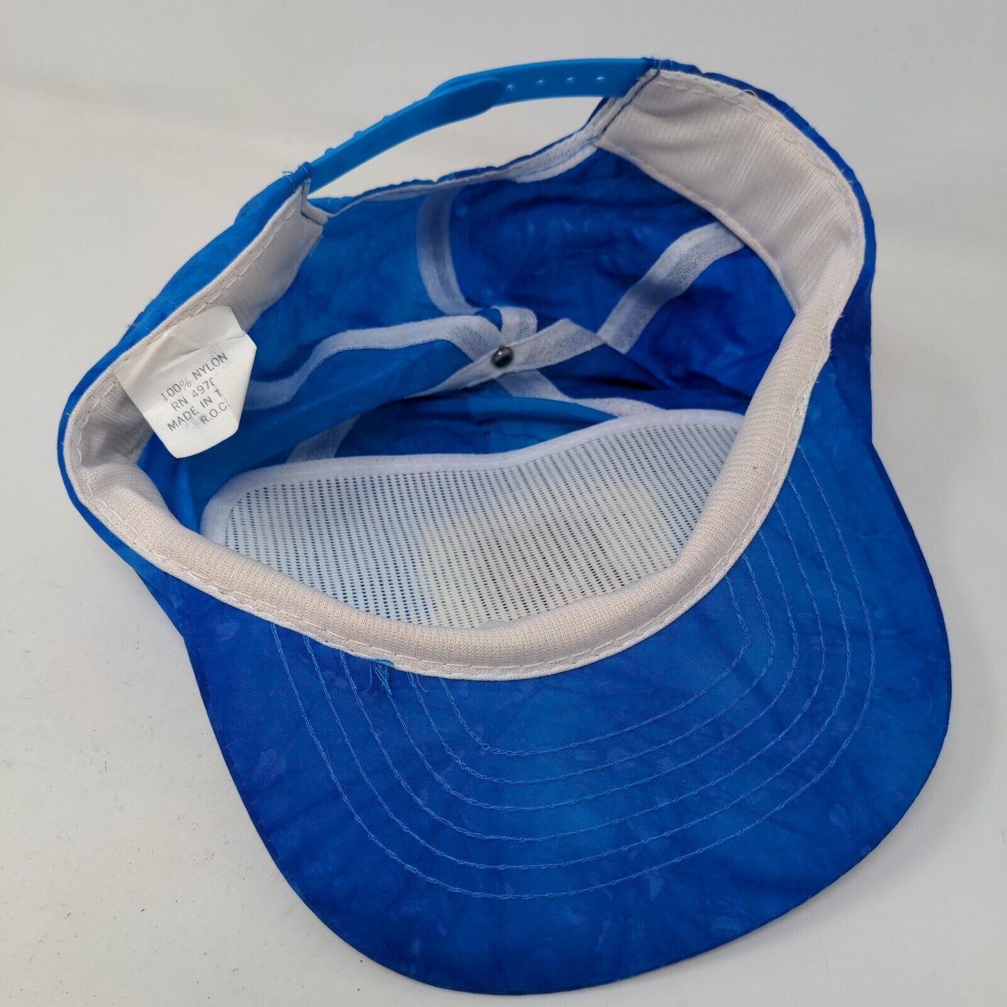 Joe Camel Men's Snapback Hat Blue Adjustable 100% Nylon Embroidered Logo Vintage