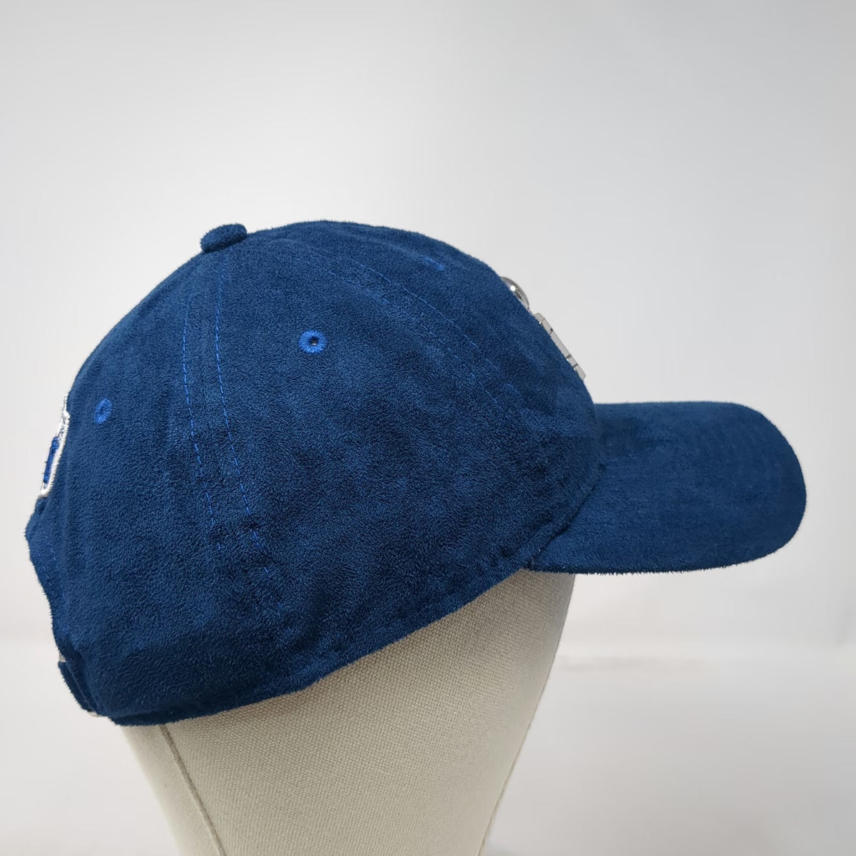 NFL Super Bowl LIII New Era Cap Blue One Size Suede Logo Hat Slideback 9TWENTY