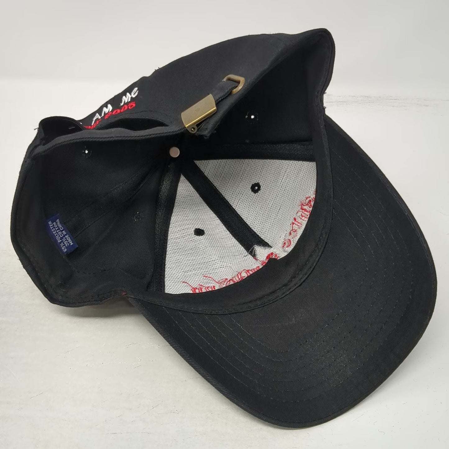 Ashlee Simpson I Am Me Tour 2005 Star Embroidered Baseball Cap Black Vintage Hat