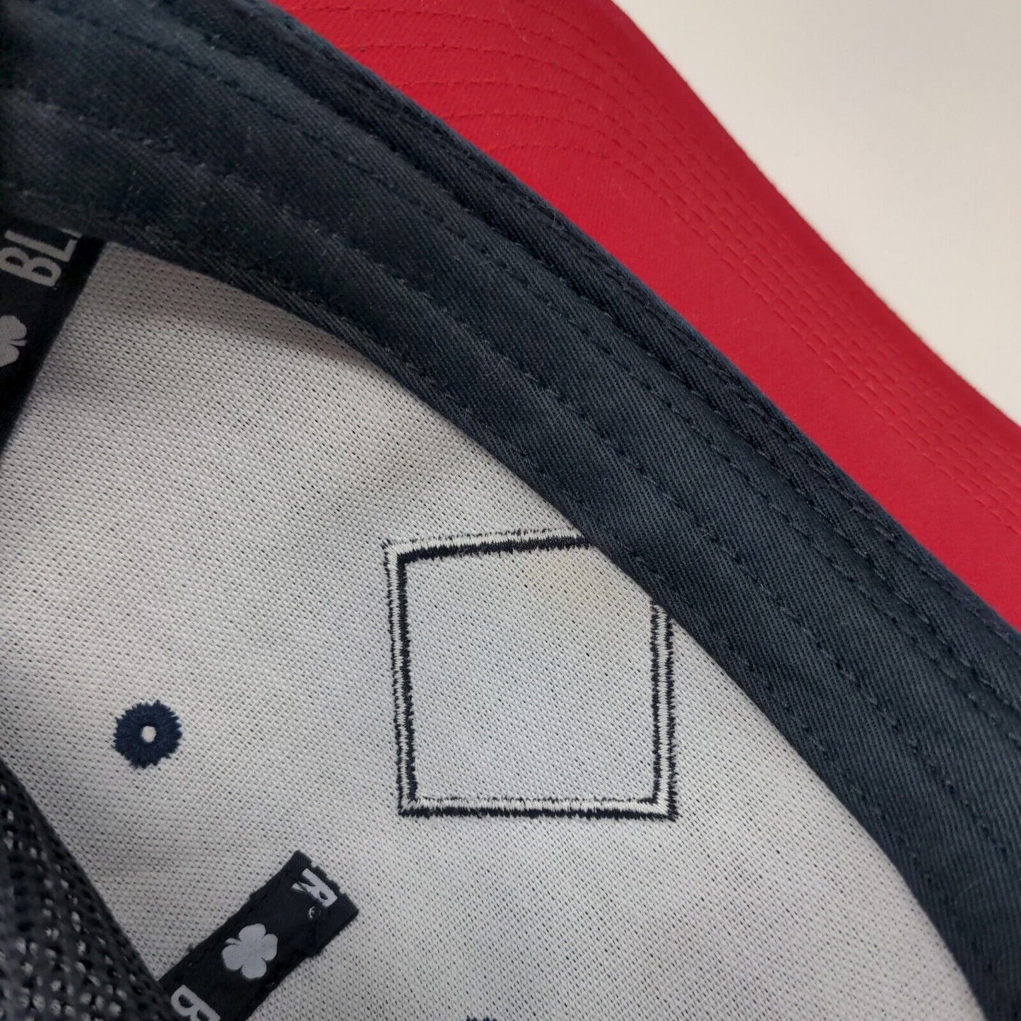 Black Clover Est. 2008 Live Lucky Snapback Trucker Hat Blue OSFA Mesh Back