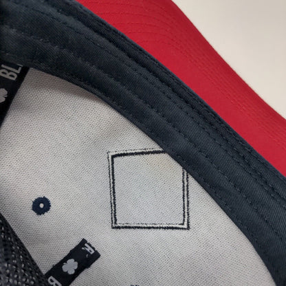 Black Clover Est. 2008 Live Lucky Snapback Trucker Hat Blue OSFA Mesh Back