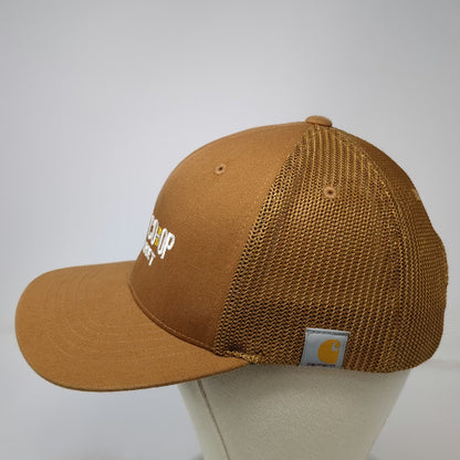 Carhartt Trucker Hat Brown One Size Boise Co-op Market Snapback Mesh Back