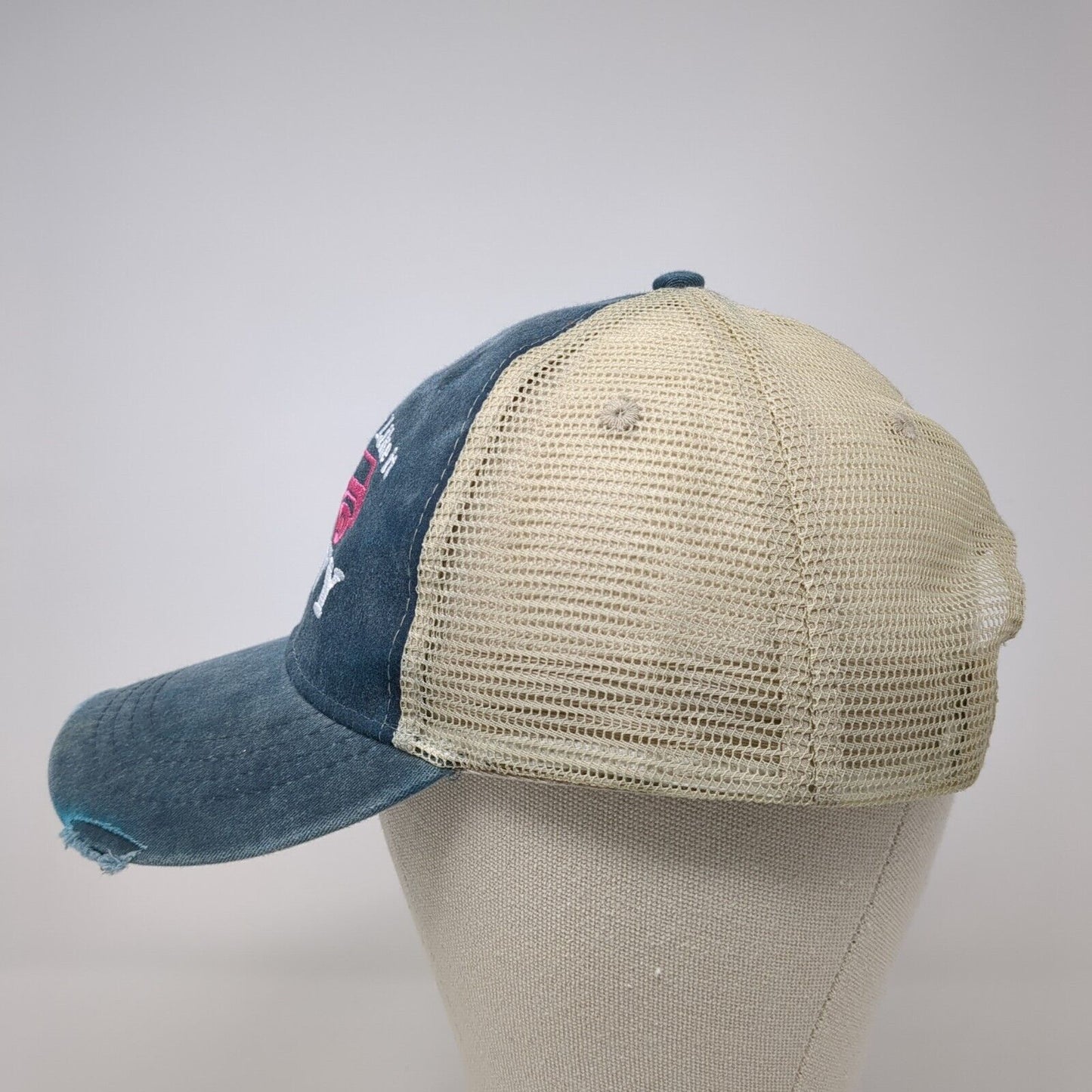 Jeep Girls Like It Dirty Snapback Trucker Hat Multi One Size Mesh Back