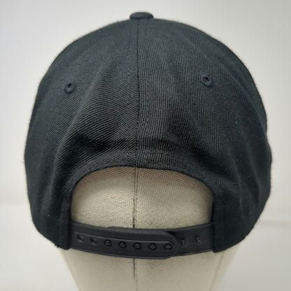 Yupoong Snapback Hat Black One Size Treasure Valley Ontario Oregon Green Brim