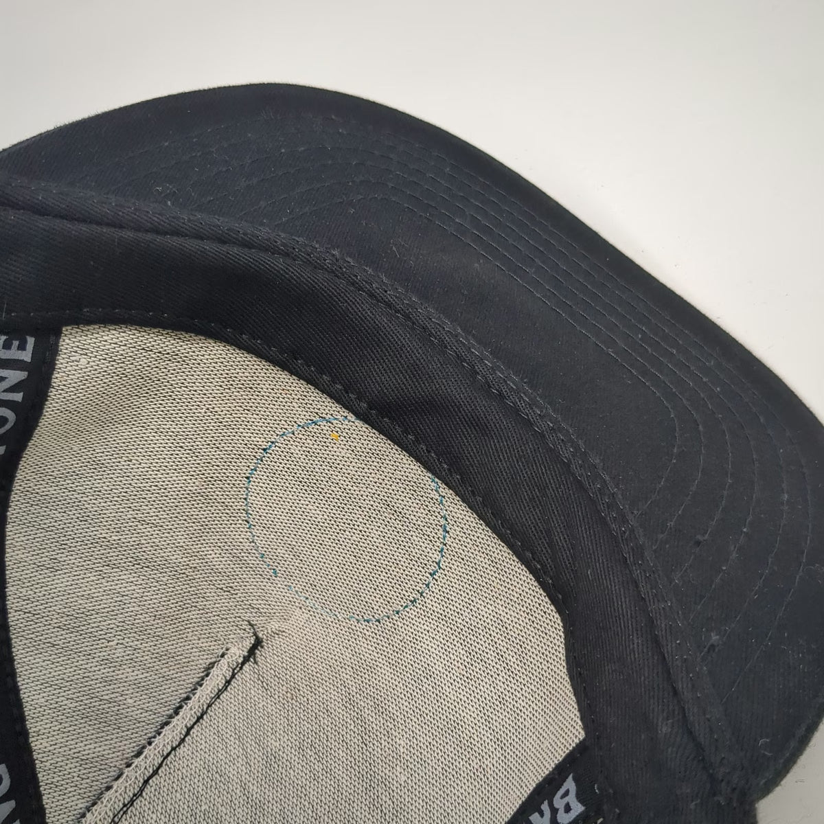 Stone Brewing Ripper Trucker Hat Black One Size Wave Pattern Mesh Snapback Patch