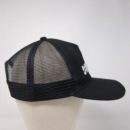 Himiway Snapback Mesh Back Hat Black One Size Solid Embroidered