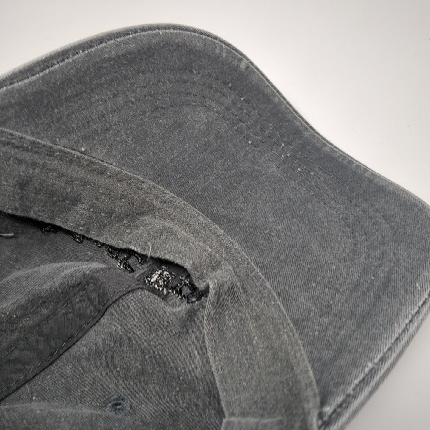 Just Wright Slideback Hat Gray One Size Adjustable Embroidered Otto