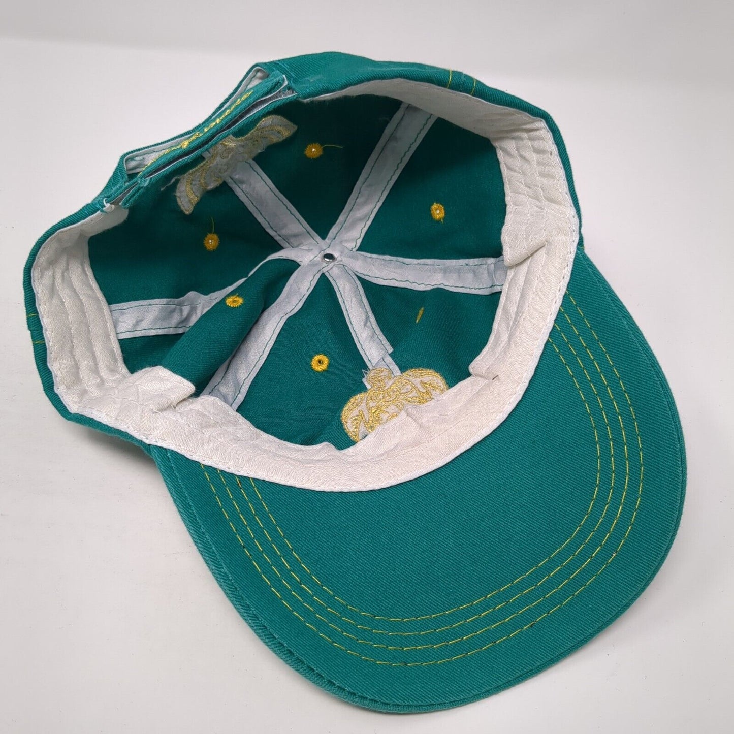 Sea Turtle Strapback Baseball Cap Blue One Size Adjustable Embroidered Mermade