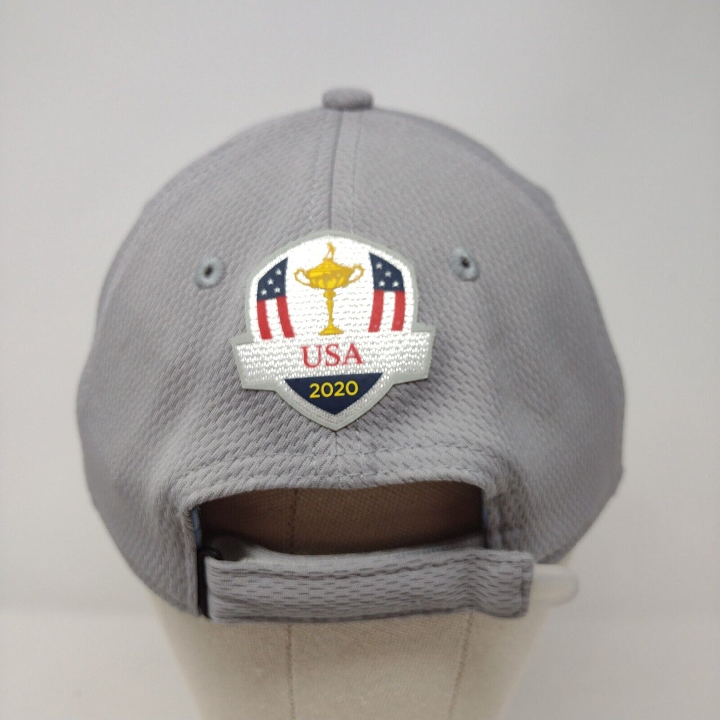 USA 2020 Strapback Hat Gray OSFM Adjustable New Era Golf Outlast