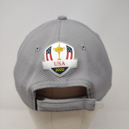 USA 2020 Strapback Hat Gray OSFM Adjustable New Era Golf Outlast