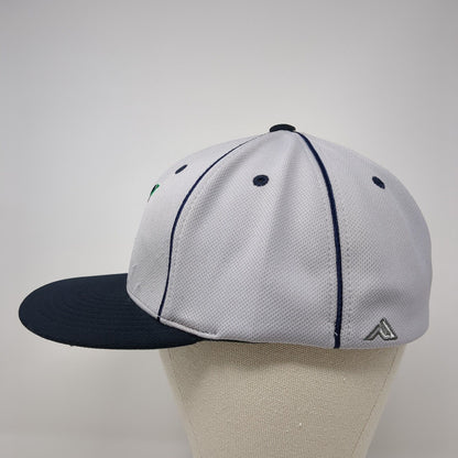 VM Softball Fitted Hat Gray 7 3/8-8 Embroidered D Series Pacific Headwear