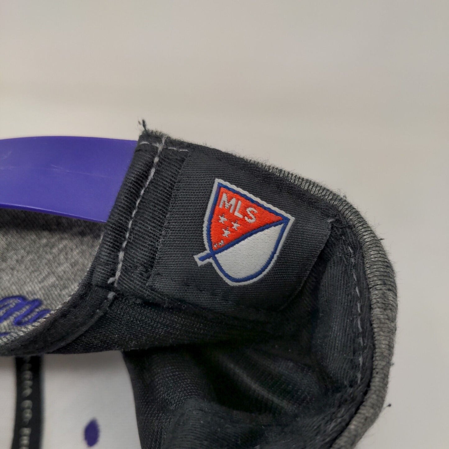Mitchell & Ness Men's Snapback Hat Gray Embroidered Logo Orlando City Soccer