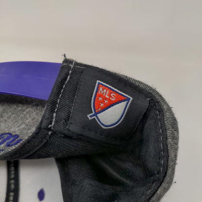 Mitchell & Ness Men's Snapback Hat Gray Embroidered Logo Orlando City Soccer