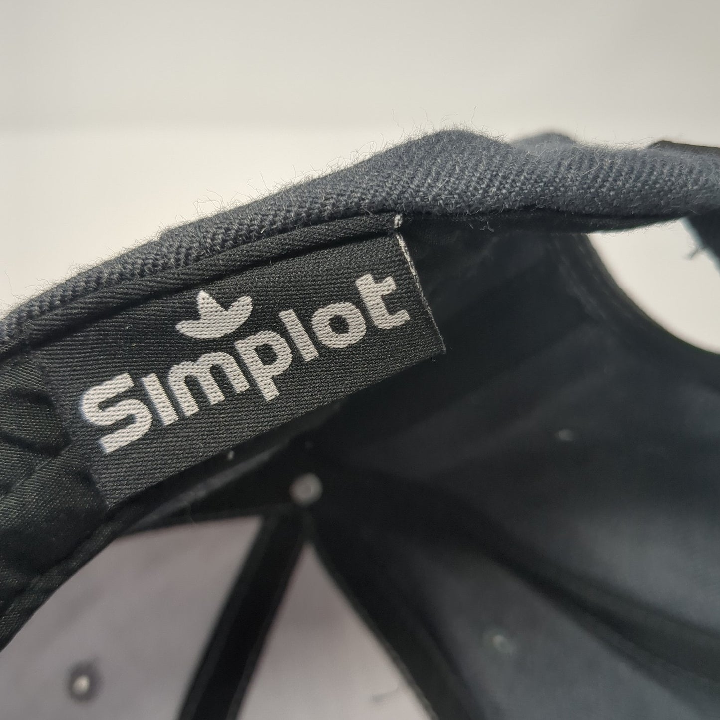 Simplot Strapback Baseball Cap Gray One Size Adjustable Embroidered 6 Panel